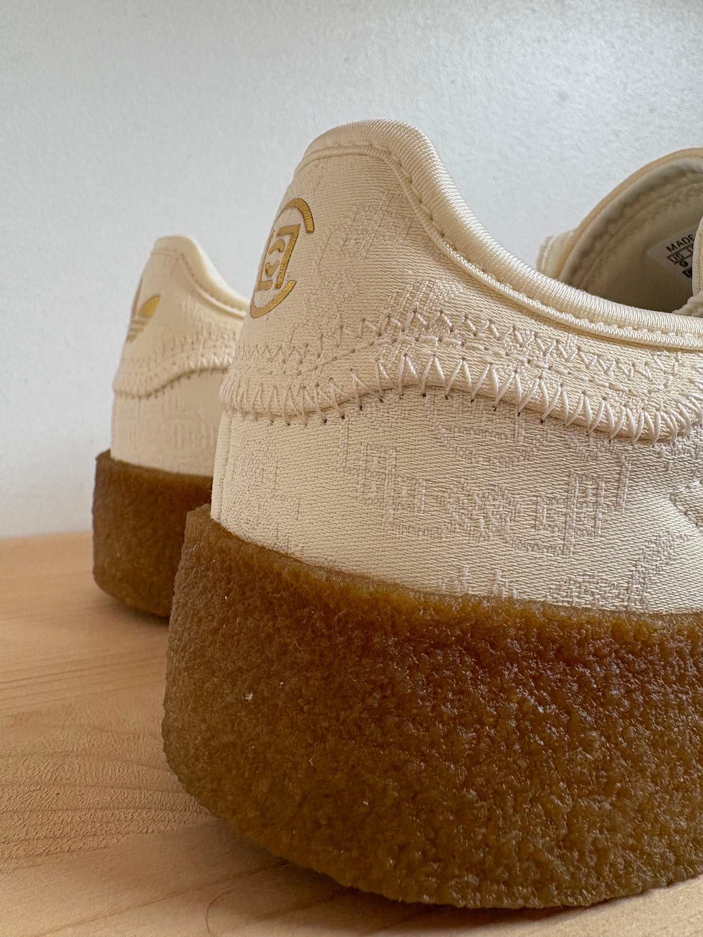 Adidas Gazelle Crepe CLOT By Edison Chen Crew White