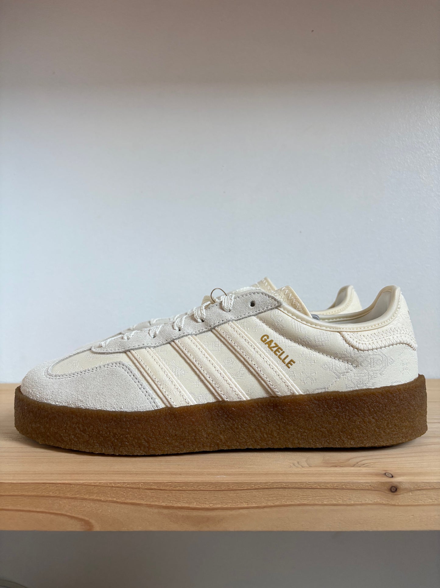 Adidas Gazelle Crepe CLOT By Edison Chen Crew White