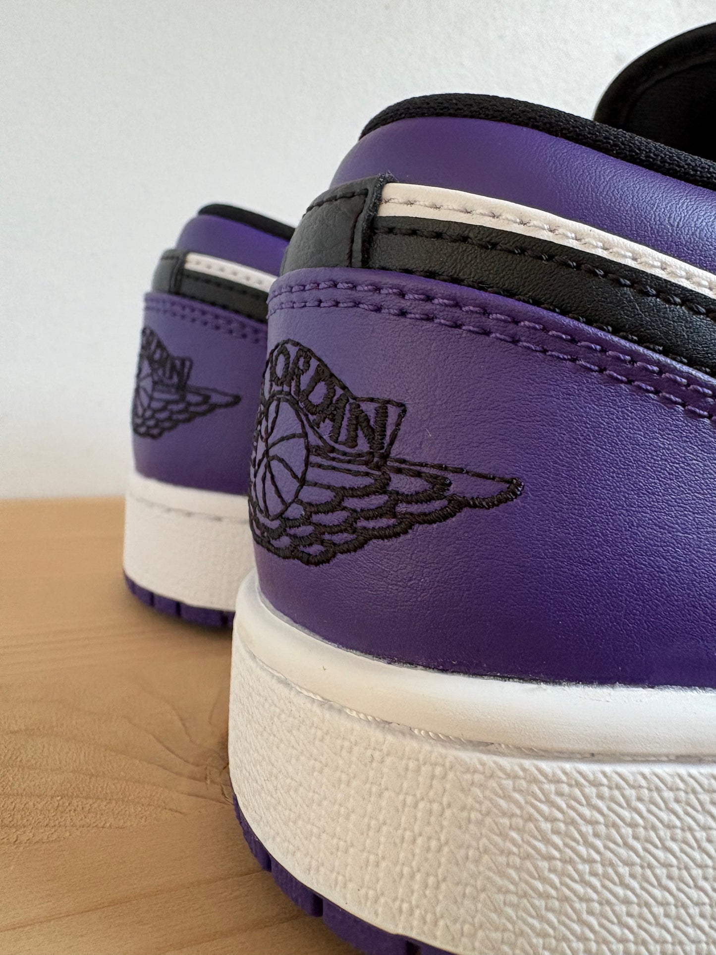 Jordan 1 Low Court Purple White