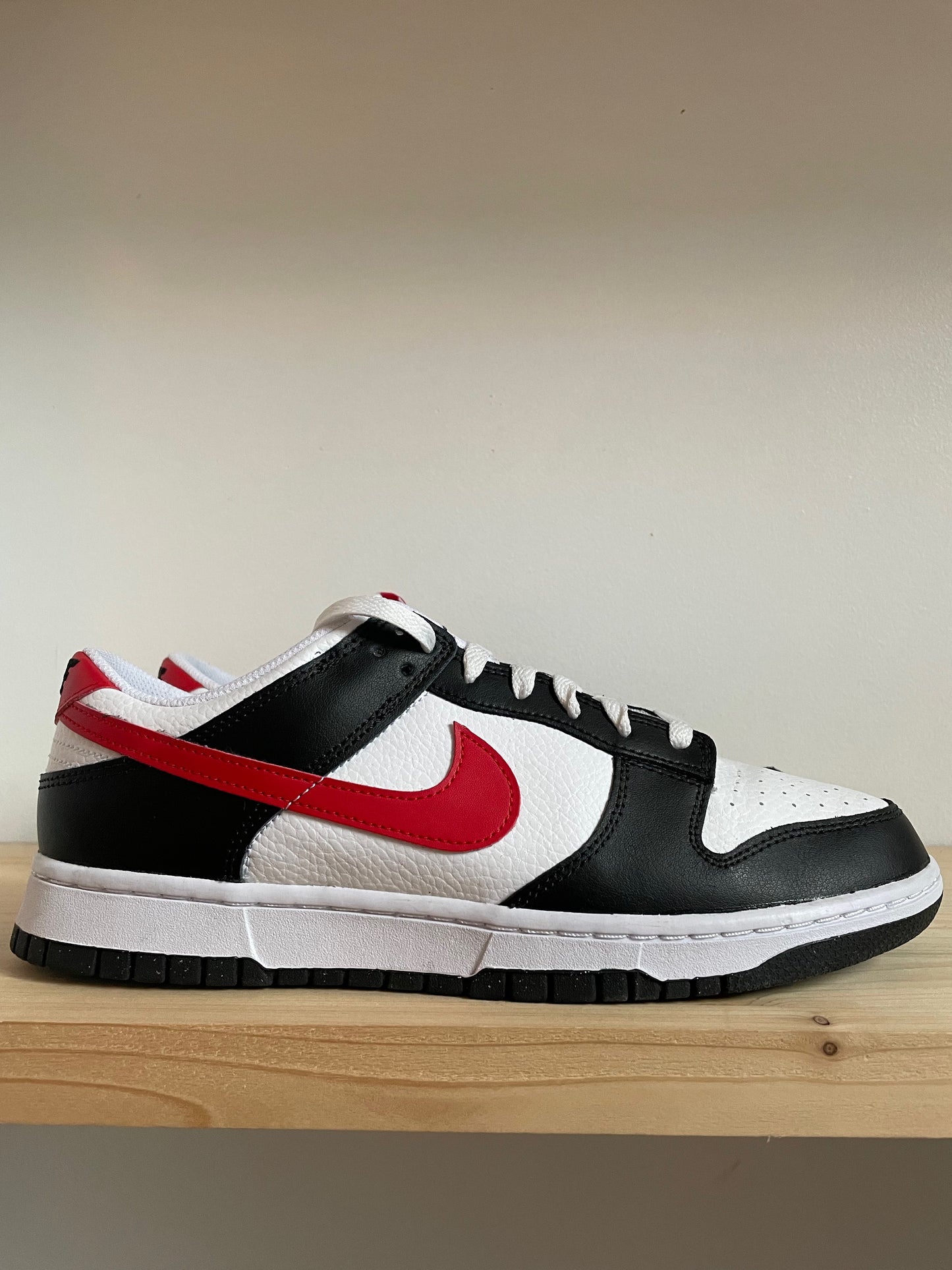 Nike Dunk Low Retro Red Swoosh Panda