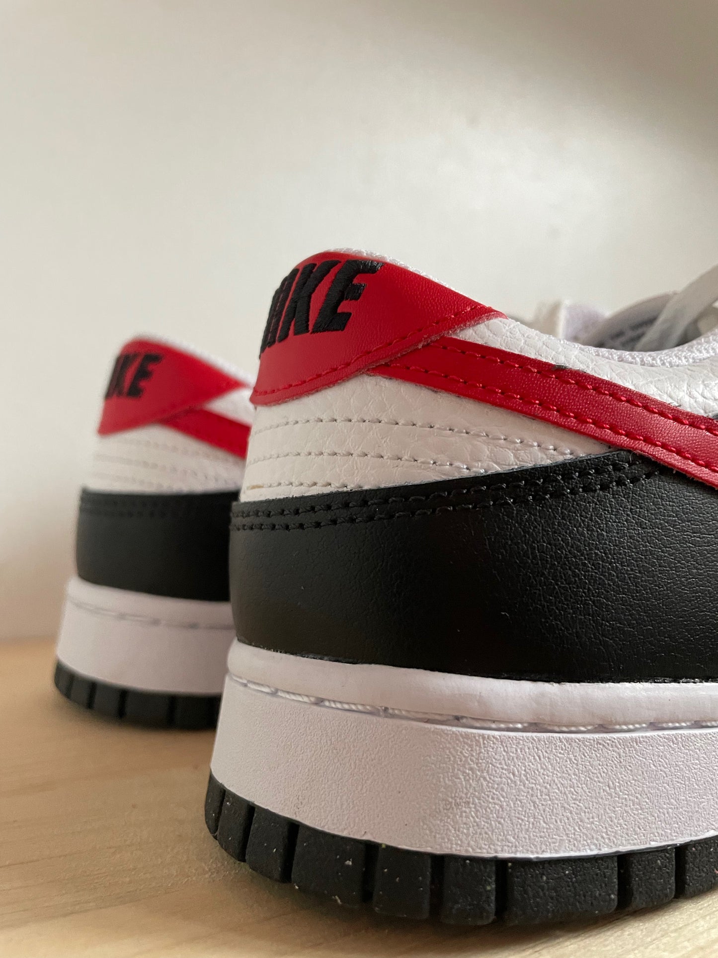 Nike Dunk Low Retro Red Swoosh Panda