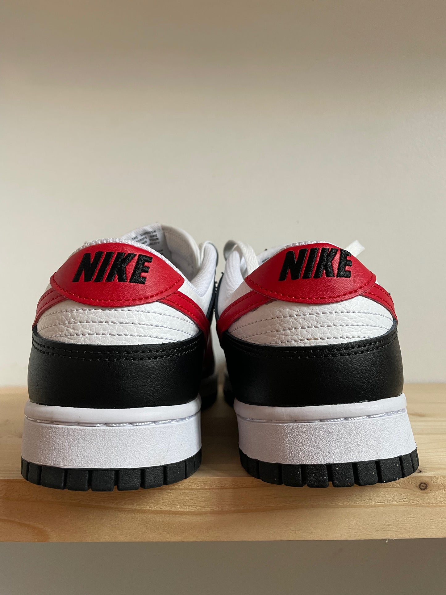 Nike Dunk Low Retro Red Swoosh Panda