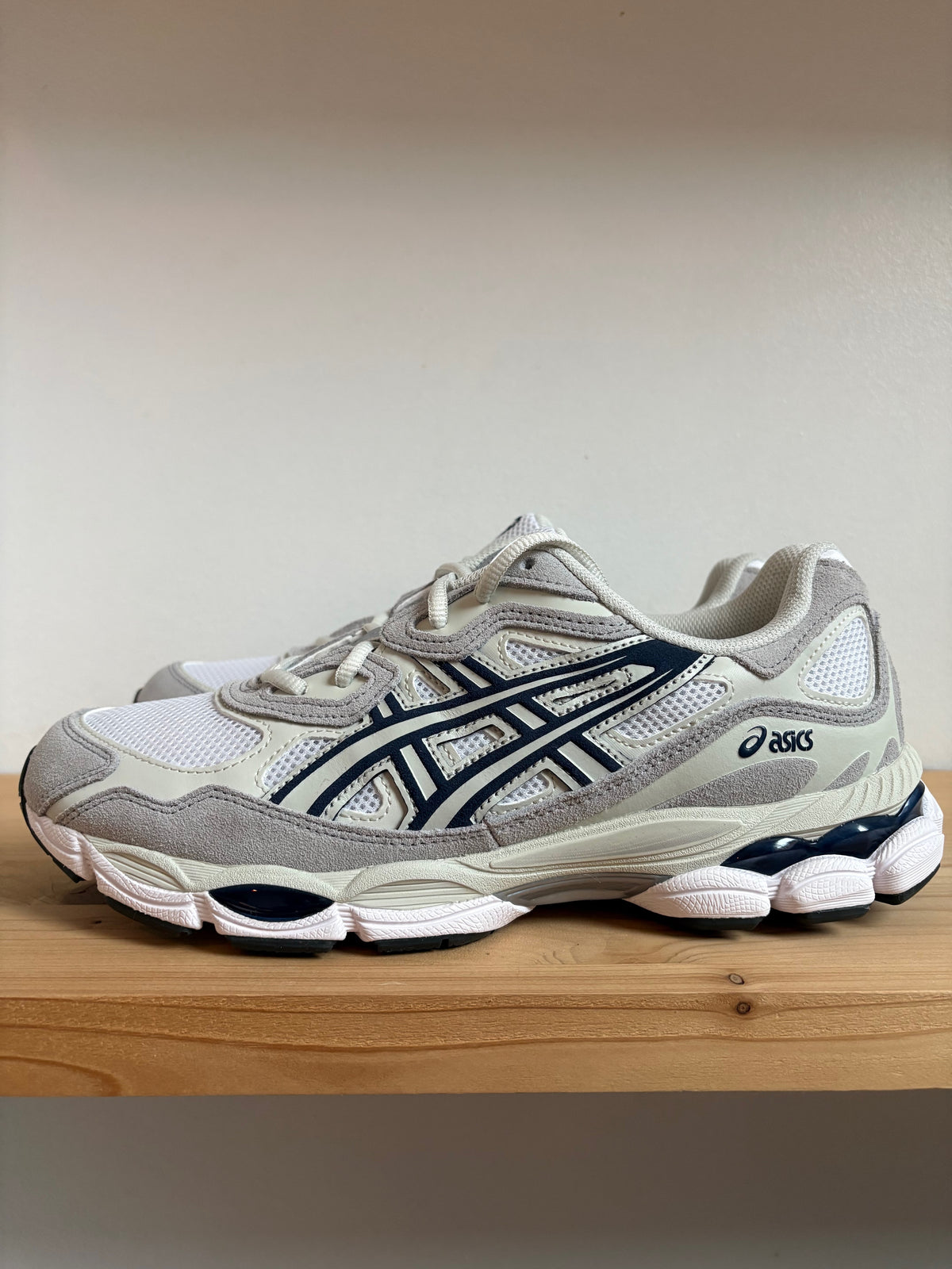 Asics Gel-NYC White Midnight Navy Grey