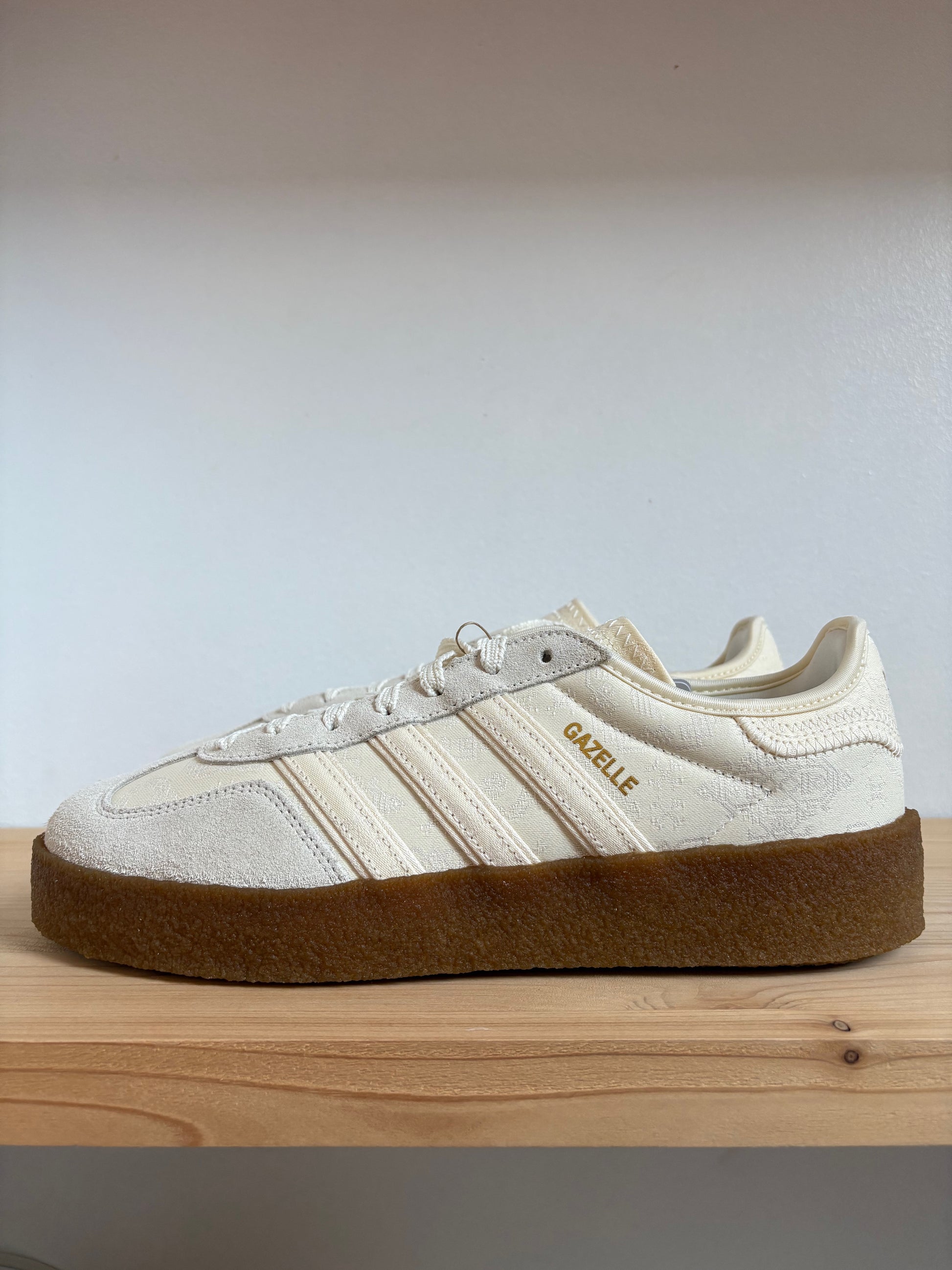 Adidas Gazelle Crepe CLOT By Edison Chen Crew White