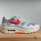 Nike Air Max 1 Patta Waves White Hyper Crimson (With Bracelet)