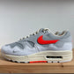 Nike Air Max 1 Patta Waves White Hyper Crimson (With Bracelet)