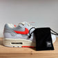Nike Air Max 1 Patta Waves White Hyper Crimson (With Bracelet)
