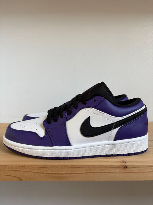 Jordan 1 Low Court Purple White