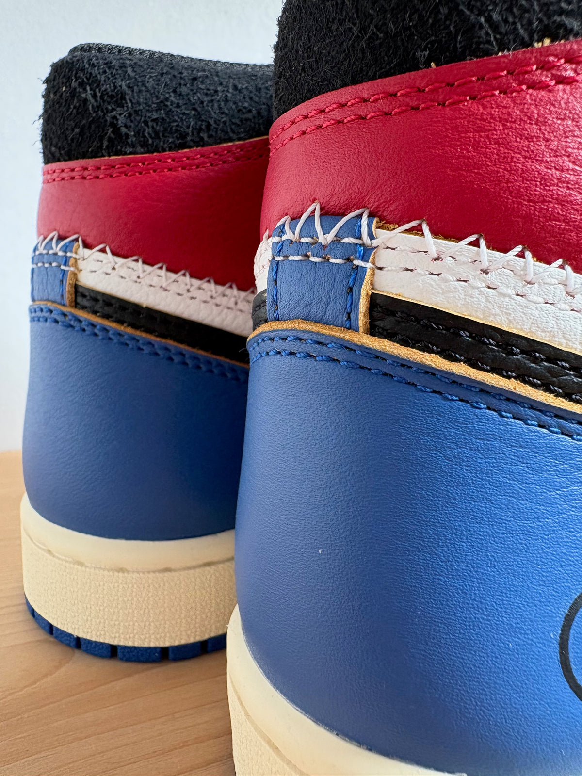 Jordan 1 Retro High OG SP Fragment x Union LA Varsity Red Sport Royal
