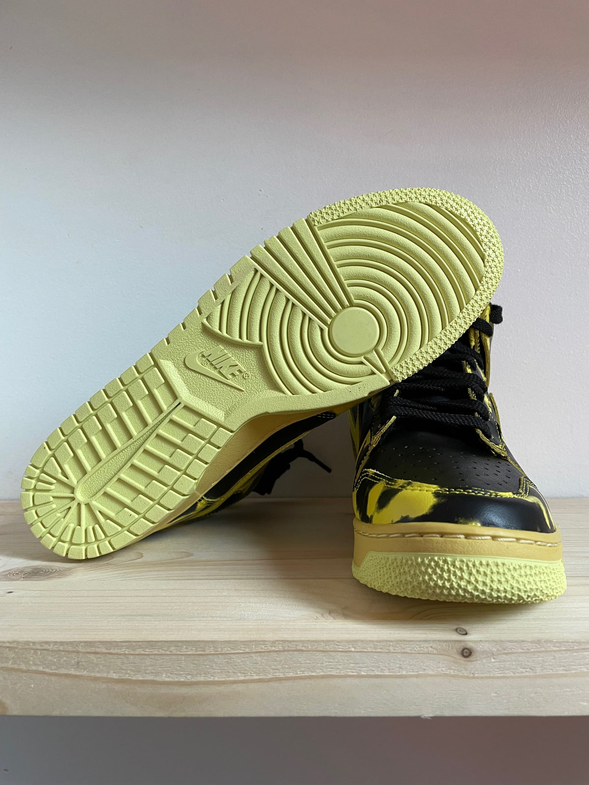 ANTWERP SNKR - Nike Dunk High 1985 SP - Yellow Acid Wash