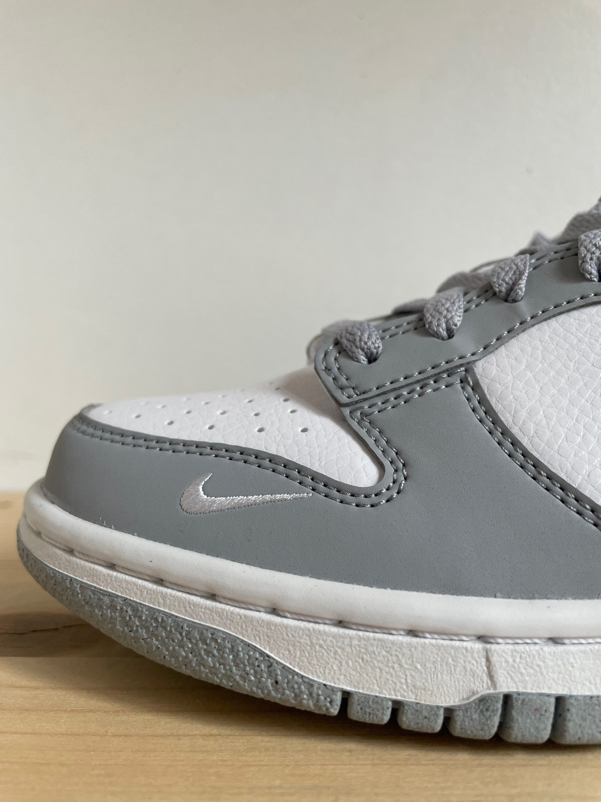 Nike Dunk Low Mini Swoosh Wolf Grey Game Royal (GS)